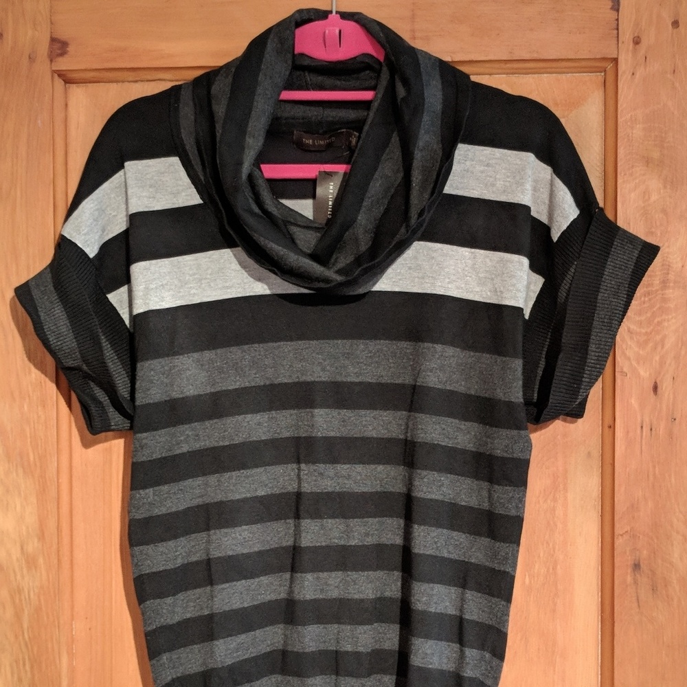 The Limited Short Sleeved Cowl Neck Sweate